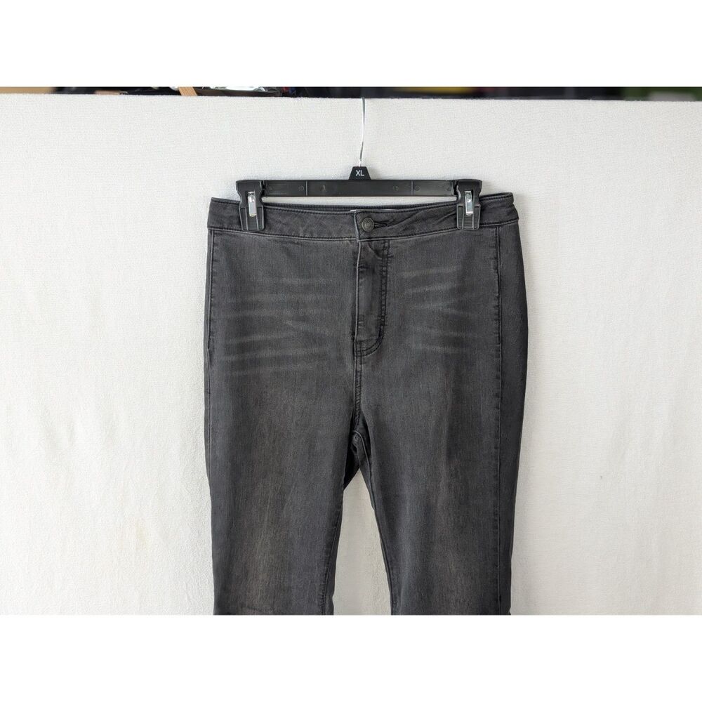 Free People Flared Bell Bottom Stretch Jeans Black Women's Size 28 - Picture 9 of 11